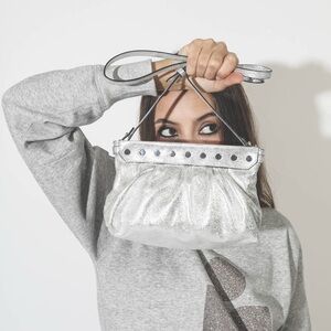 Isabel Marant Sac Pochette Luzes – Silver